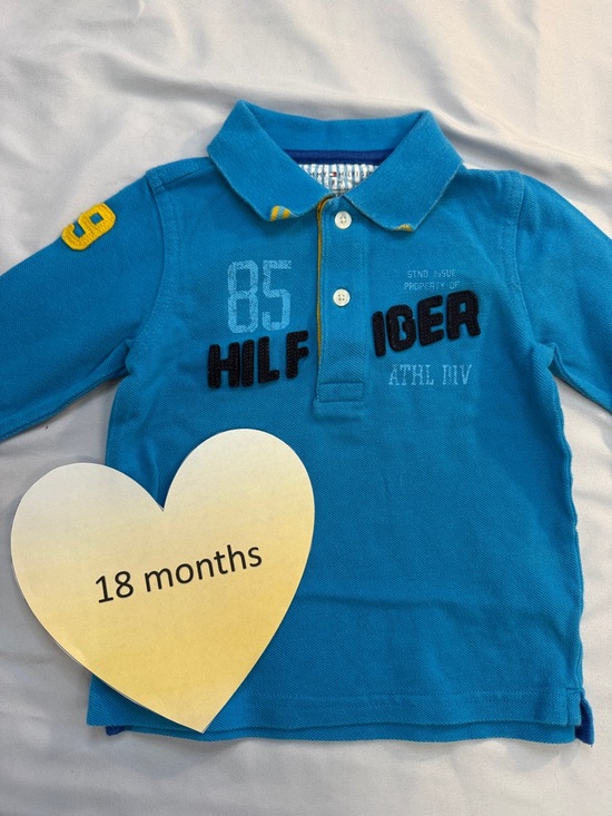 Tommy Hilfiger Other - Tommy Hilfiger - 18M - Blue Long Sleeve Polo Shirt